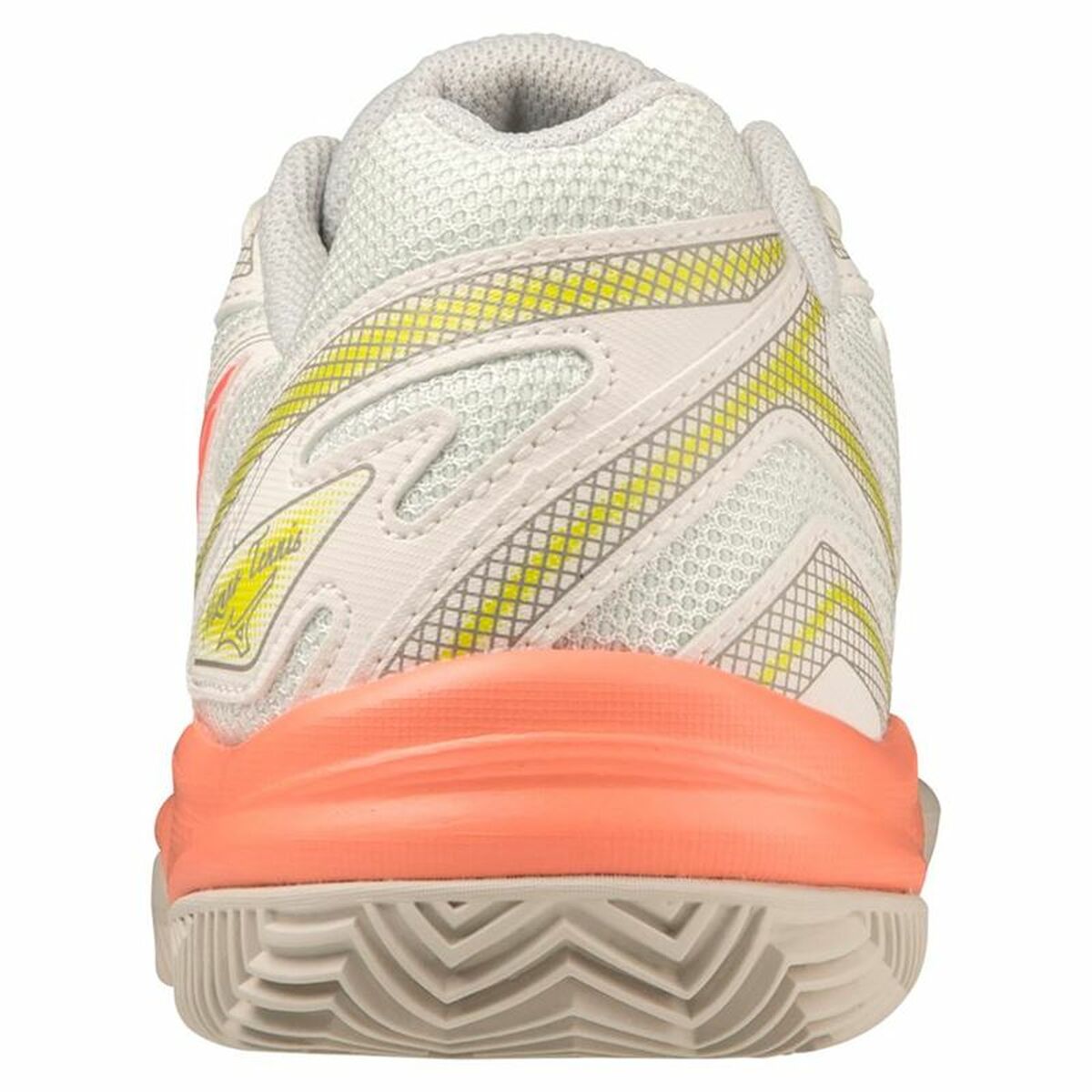 성인 미즈노 브레이크 샷 4 CC 화이트를위한 테니스 운동화-2