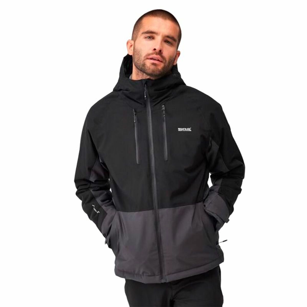 Men's Waterproof Jacket Regatta Highton Stretch III Black-6