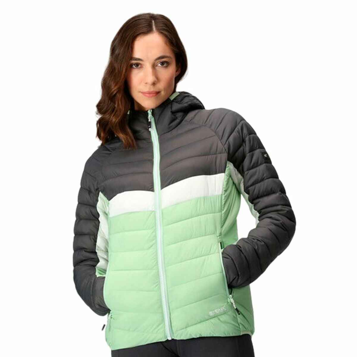 Regatta Women's Harrock II QuiGrn Aquamarine Sports Jacket-5