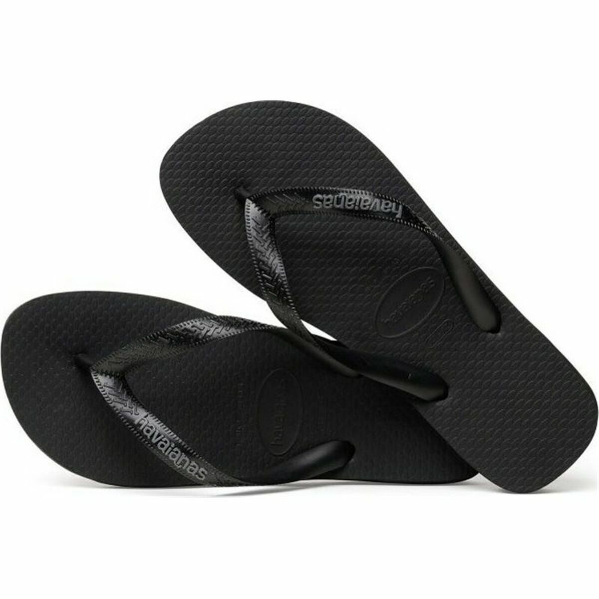 Шлепанцы для мужчин Havaianas Logo Filete Чёрный-2