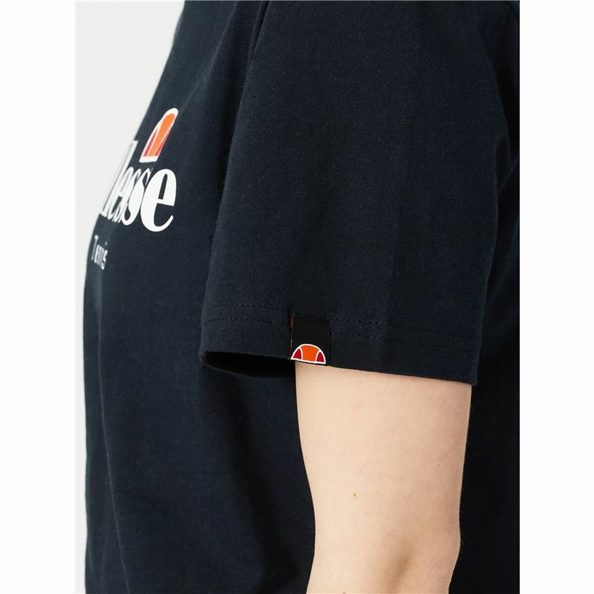 短袖女子Ellesse Colpo Black T恤-2