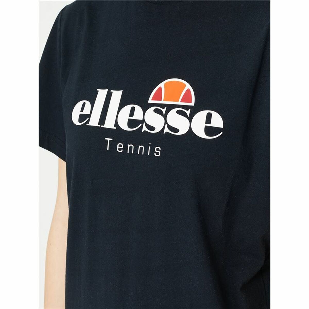 短袖女子Ellesse Colpo Black T恤-3