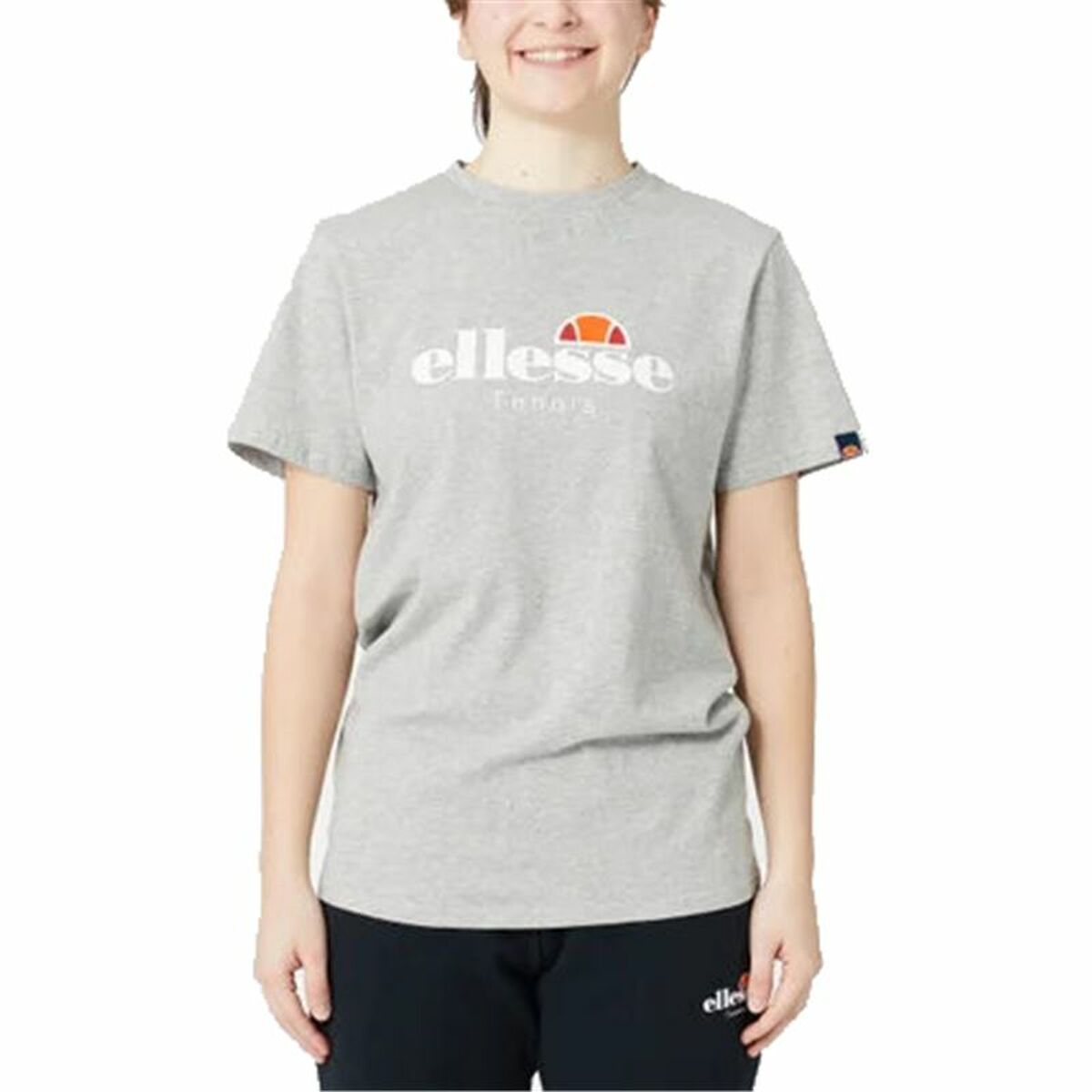 Women's Ellesse Colpo Grey Short Sleeve T-Shirt