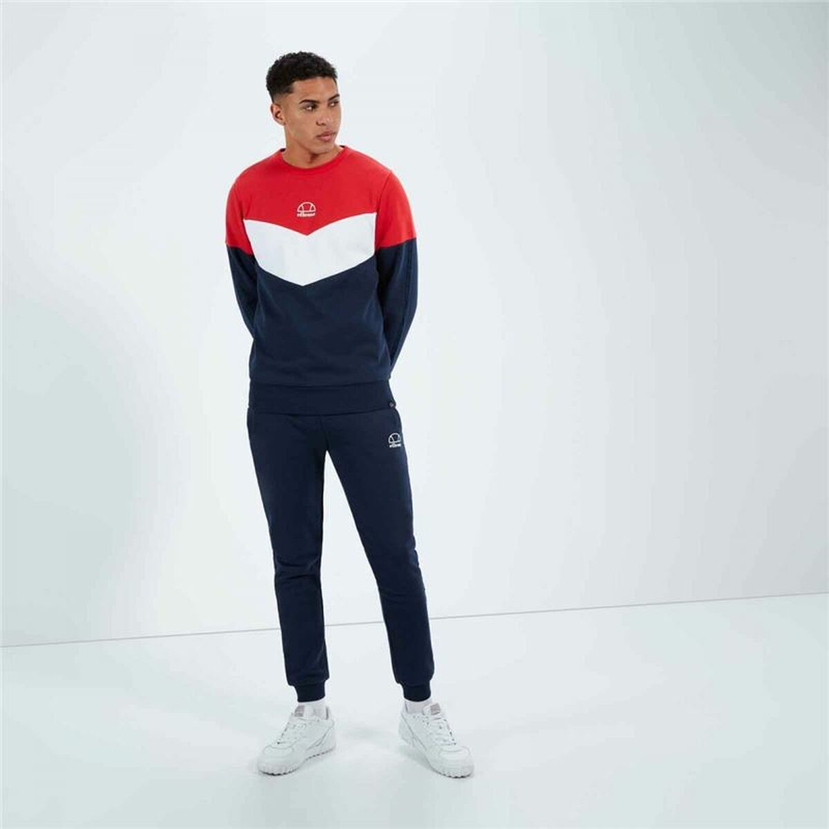 Ellesse Resistenza Hooded Sweatshirt Red-4