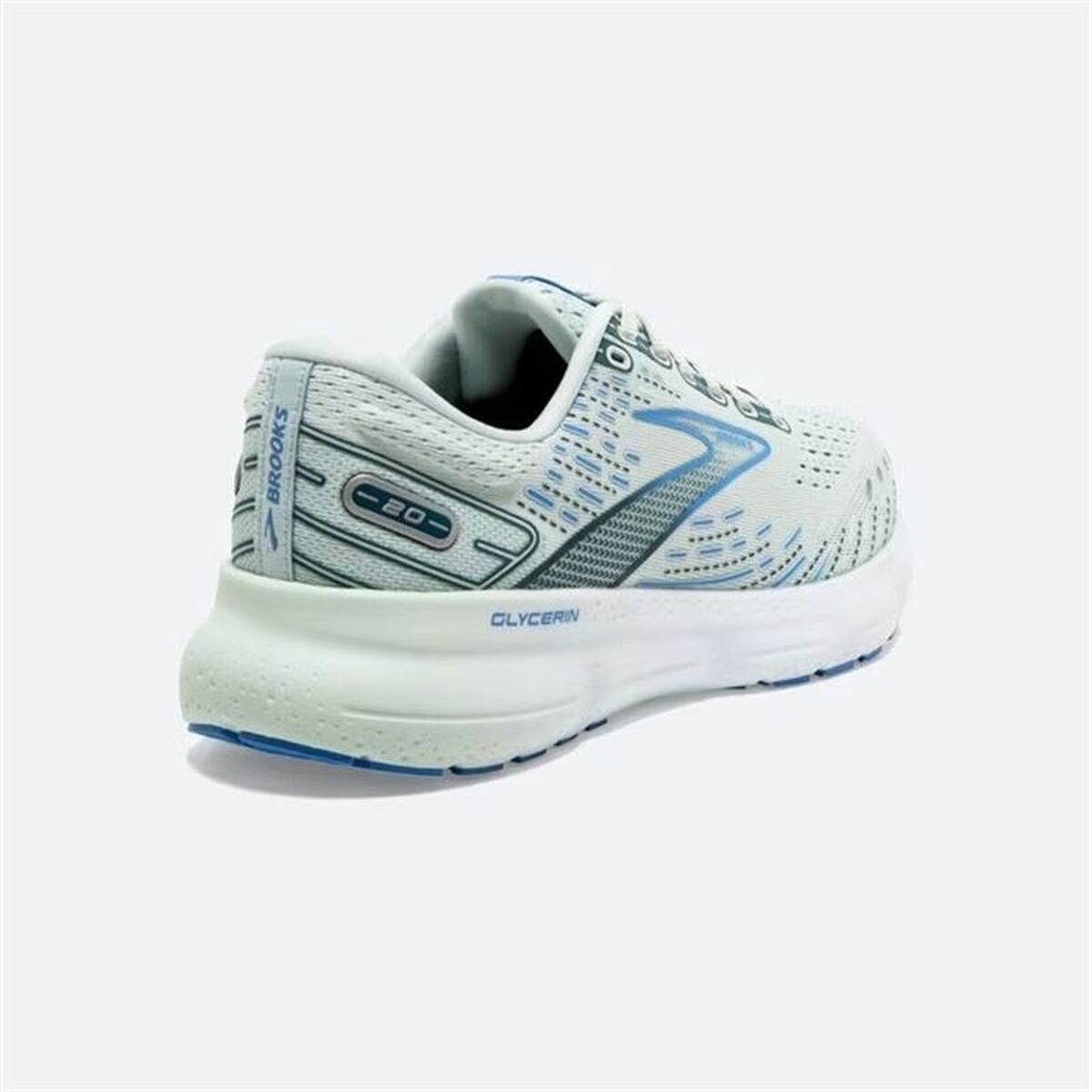 Brooks Women's Sports Shoe Brooks Glycerin 20 Light Blue-2
