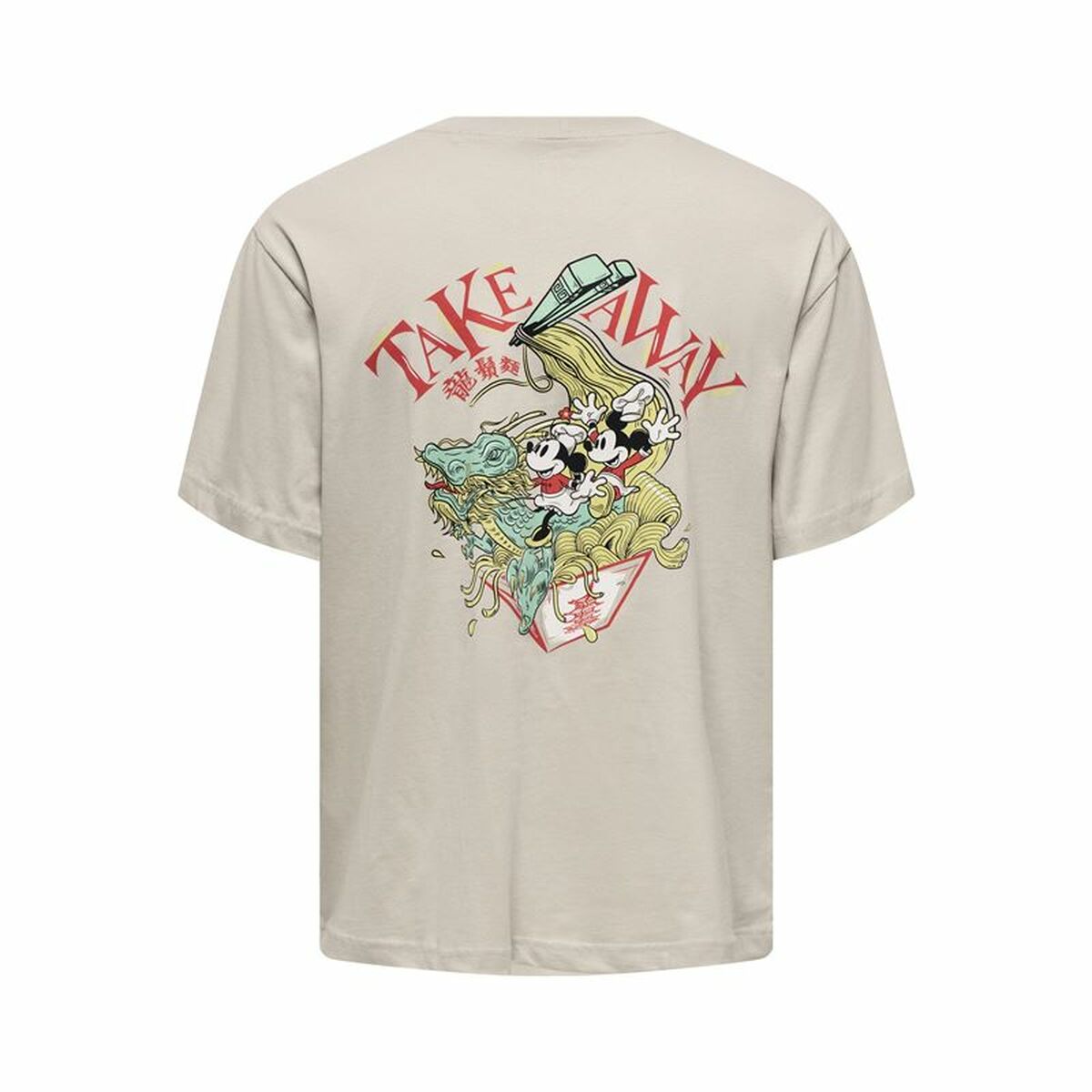 قميص Only & Sons Onsdisney Life Rlx Short Shirt Shirt Beige-2