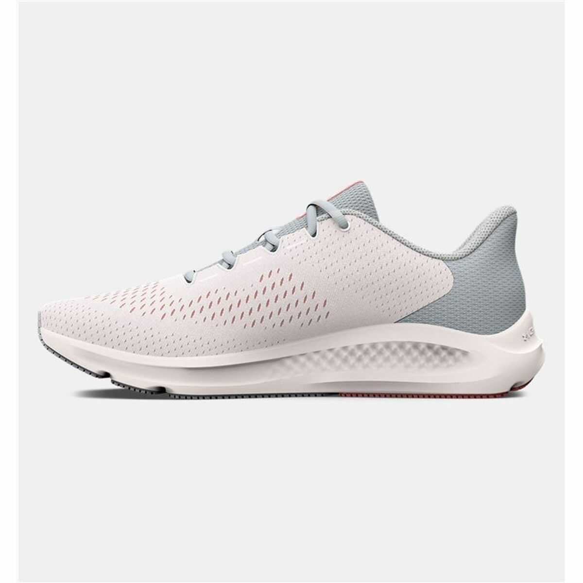 Under Armour Charged Adult Running Sneakers White Gray-2