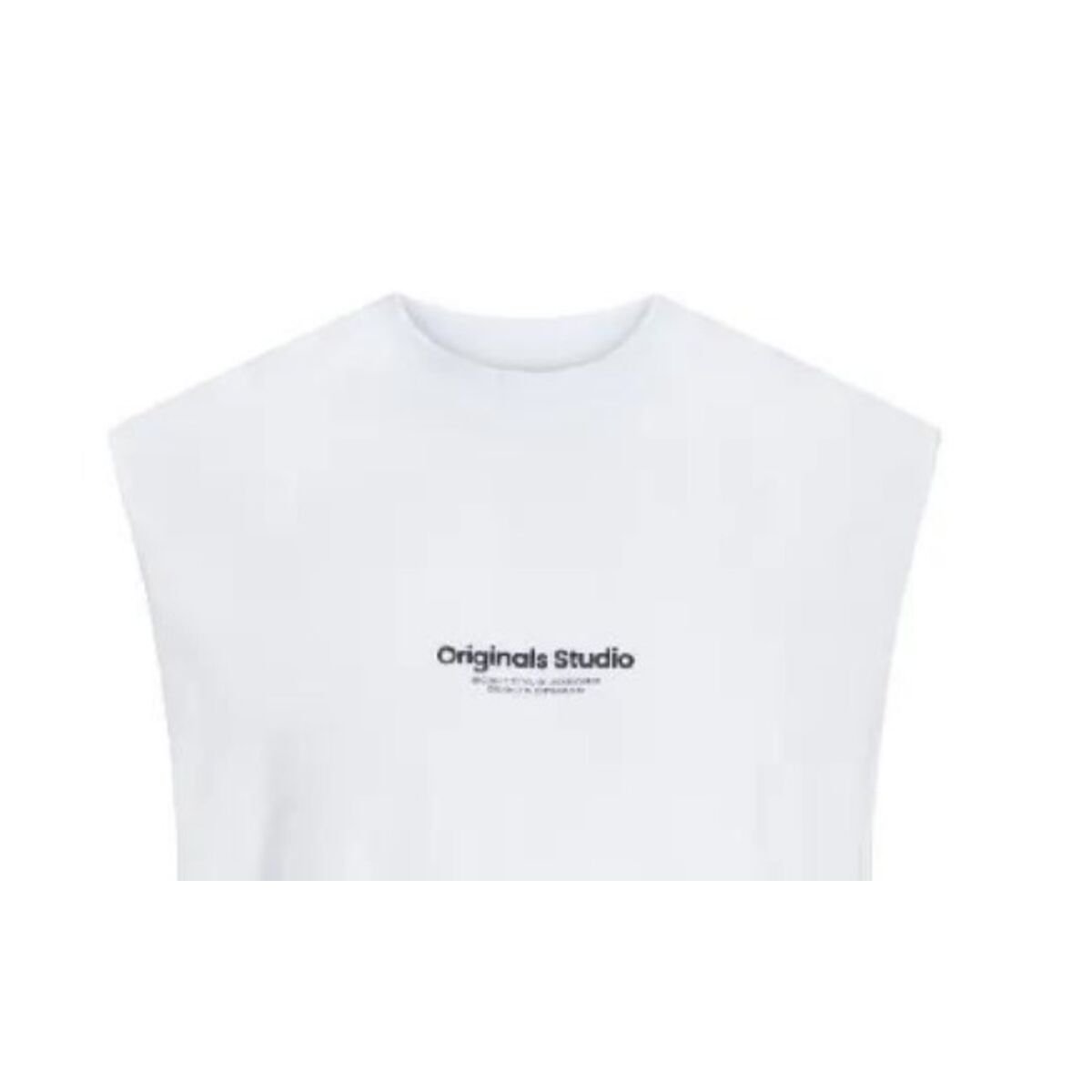 Мужская футболка без рукавов Jack & Jones  Jovesterbro Белый-2