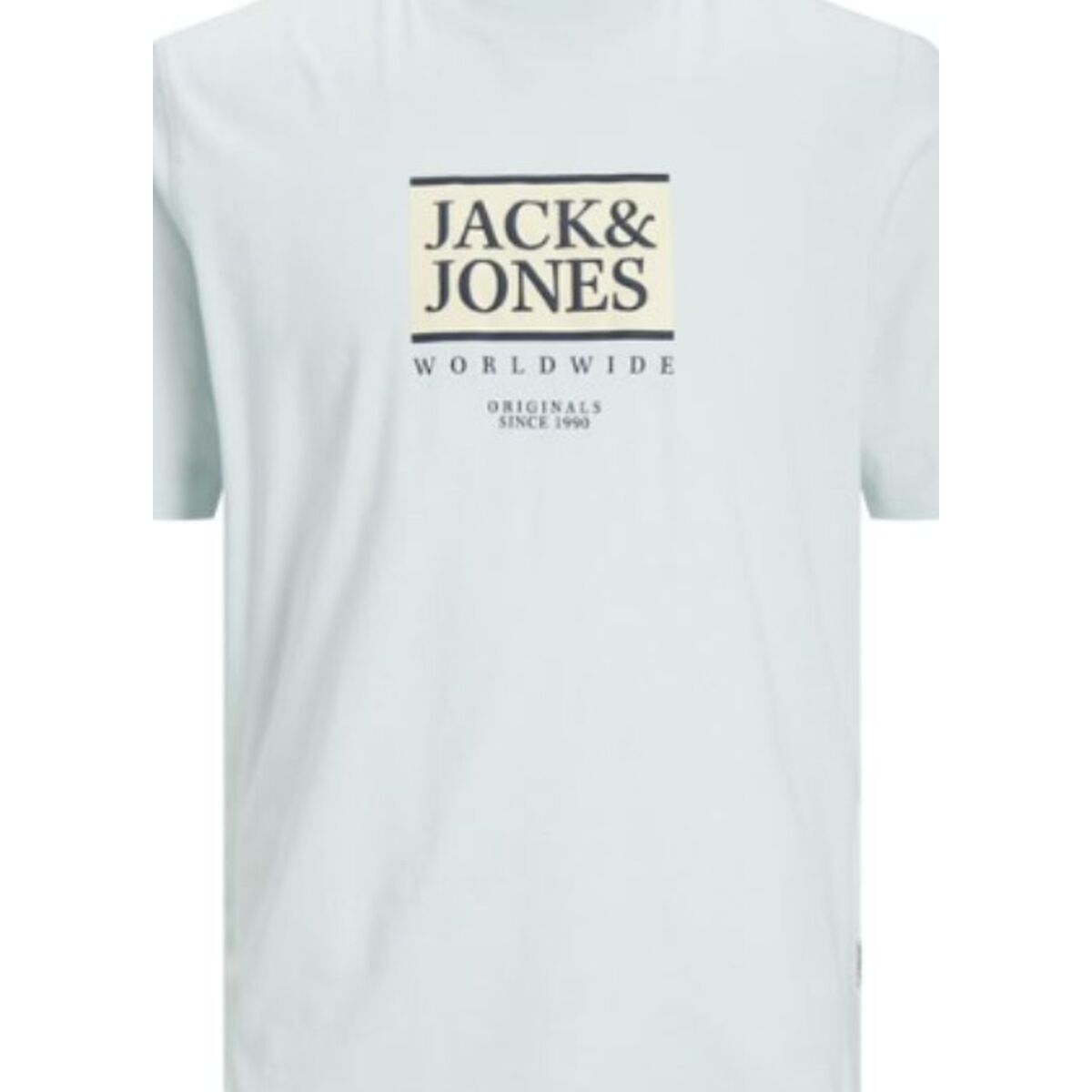 短袖球衣男子Jack&Jones Lafayette Box Light Blue-2