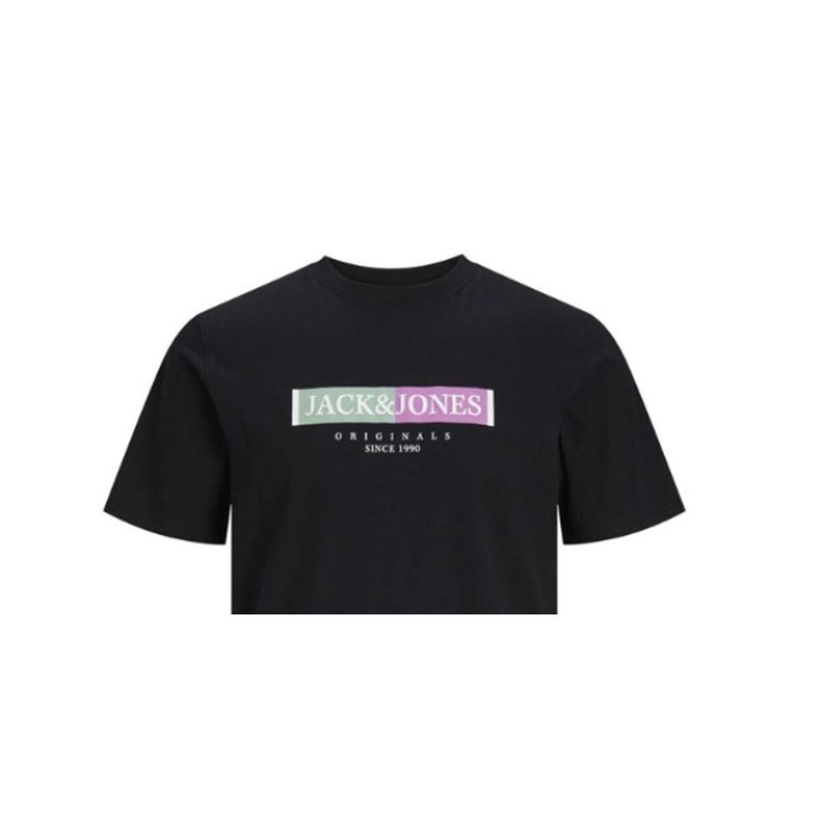 短袖球衣男子Jack&Jones Lafayette Box Black-2