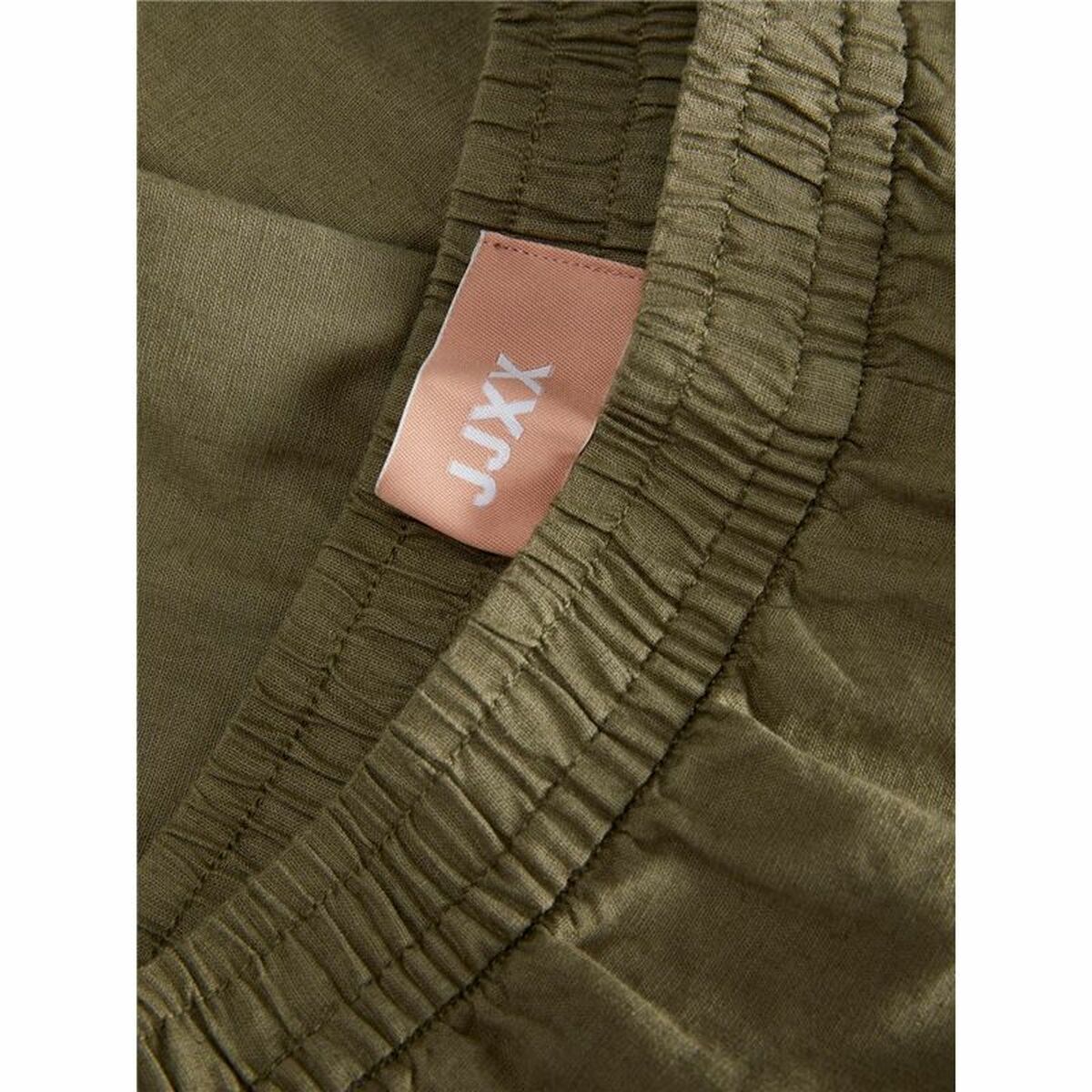 Jack & Jones Women's Sport Shorts Green Linen-6