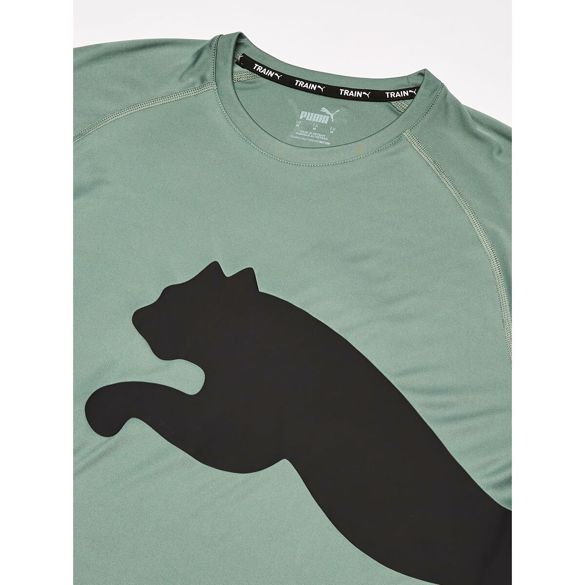 Men's Puma Short Sleeve T-Shirt 523863 44 Green (M)-3