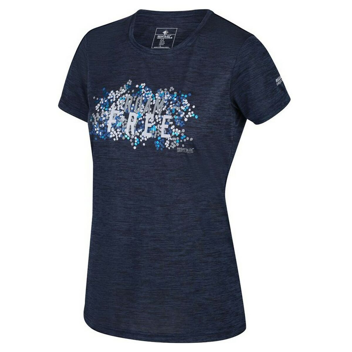 短袖女子Regatta Fingal V 40深灰色-5