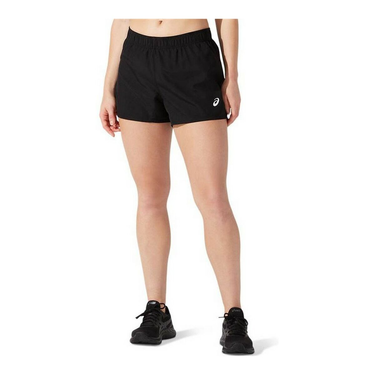 Sports Shorts Asics 4IN Black Woman-2