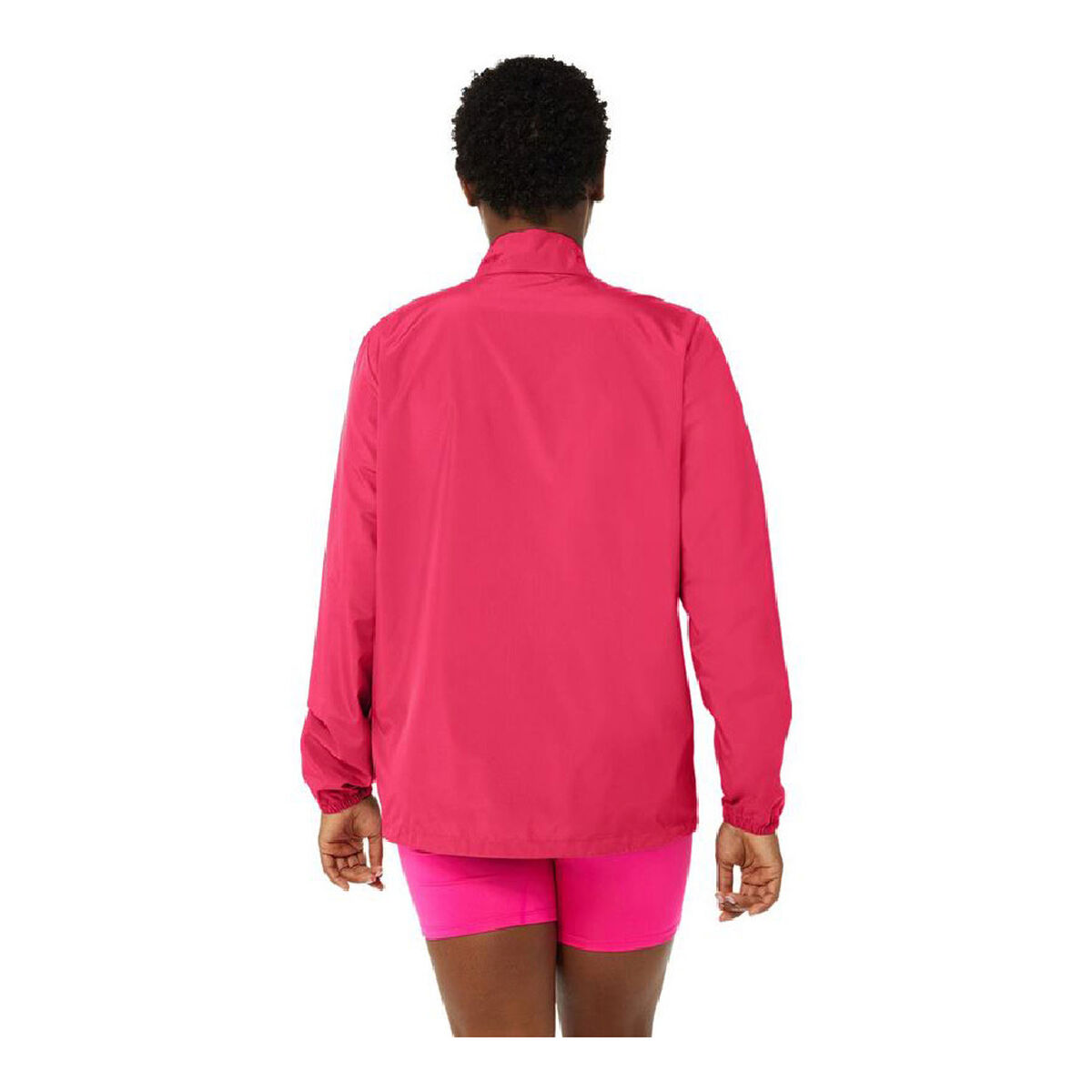 Fuchsia Women's Asics Core Waterproof Jacket-3
