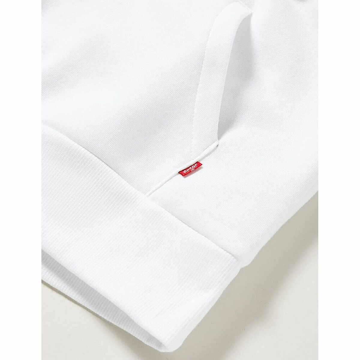 Children's hoodie S S KNIT TOP Levi's E8778 White-3