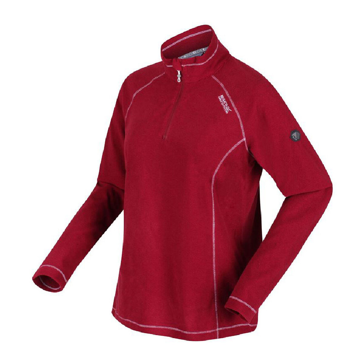 Regatta Montes Lightweight Half-Zip Fleece Lining Red-3