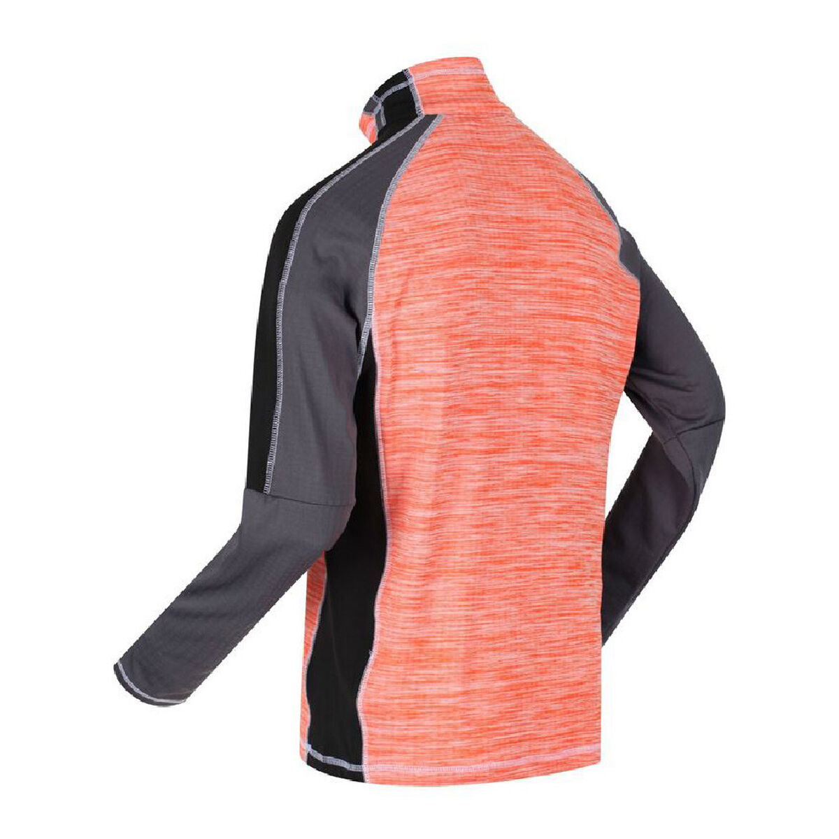 Regatta Hepley Lightweight Half-Zip Fleece Lining Salmon-5