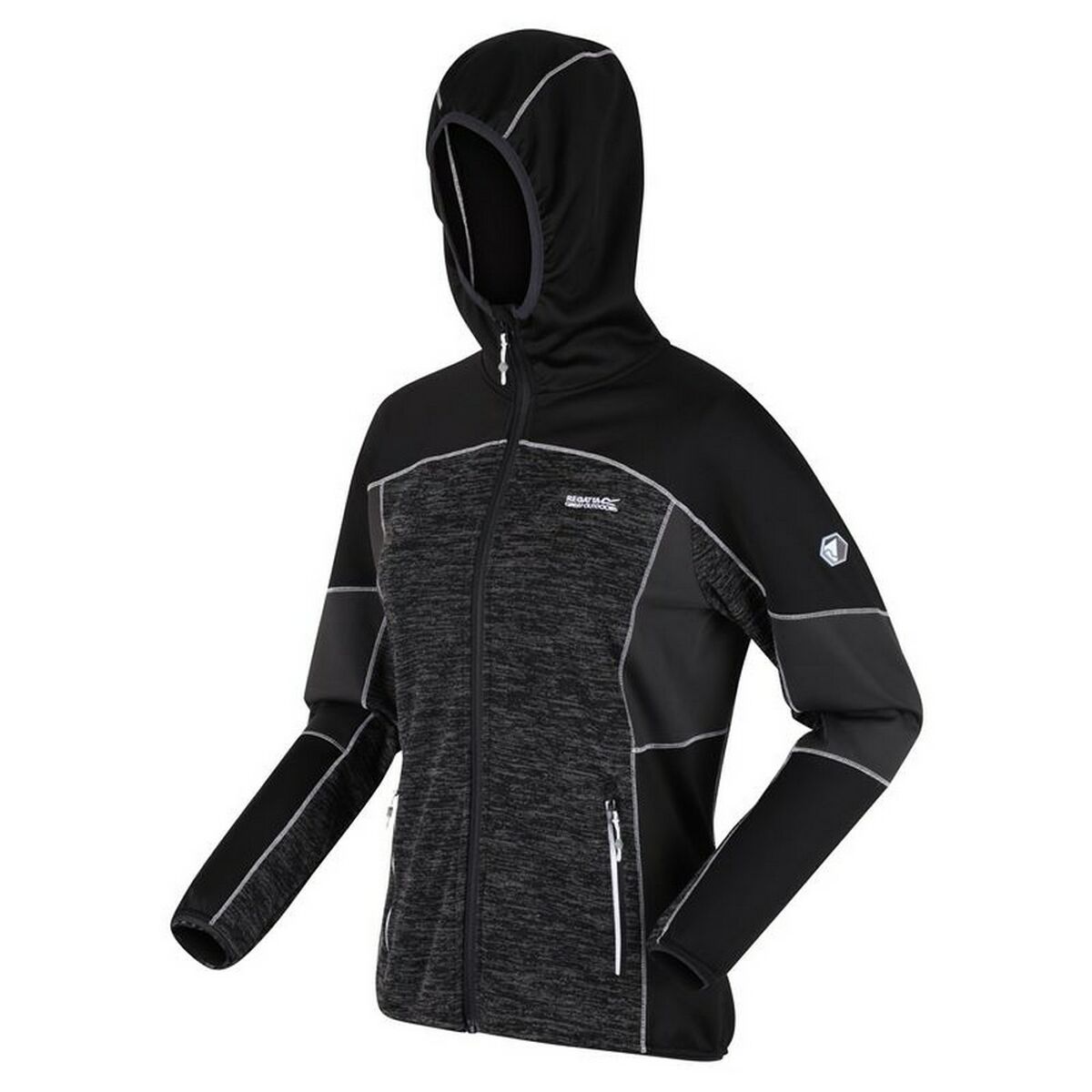 Женская спортивная куртка Regatta Walbury II Full Zip Чёрный-3