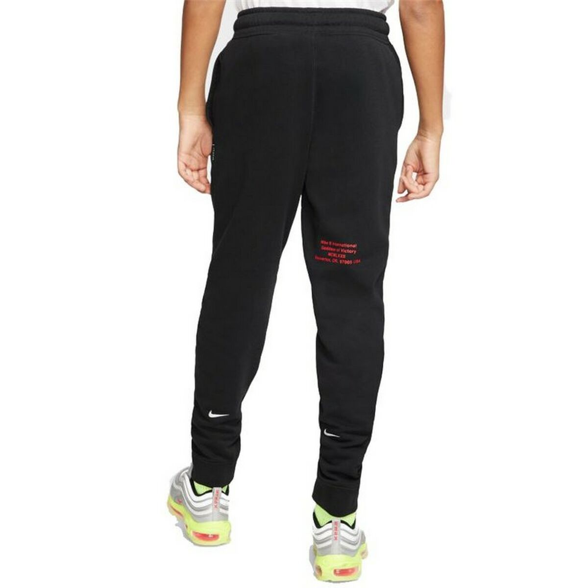 Nike Swoosh Kids Sweatpants Black-6