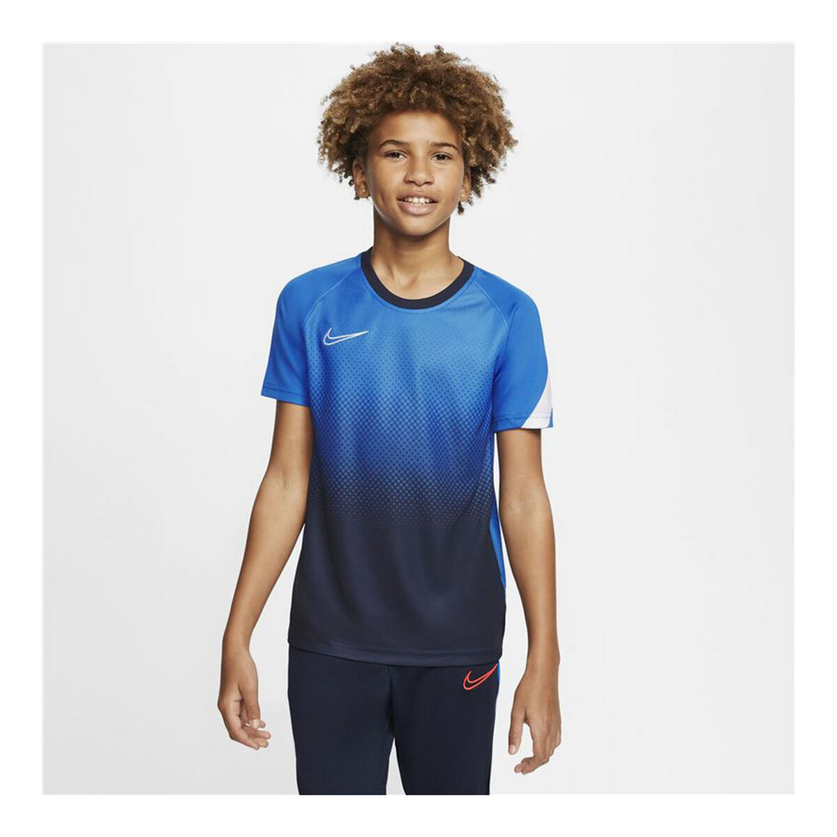 Спортивная футболка с коротким рукавом, детская Nike  Dri-FIT Academy Синий-5