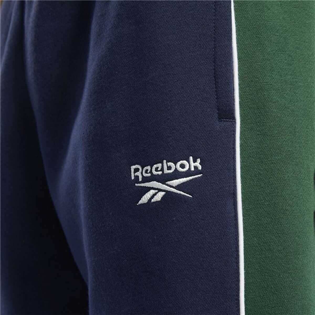 Reebok Classics Linear Men's Long Sweatpants Dark Blue-4