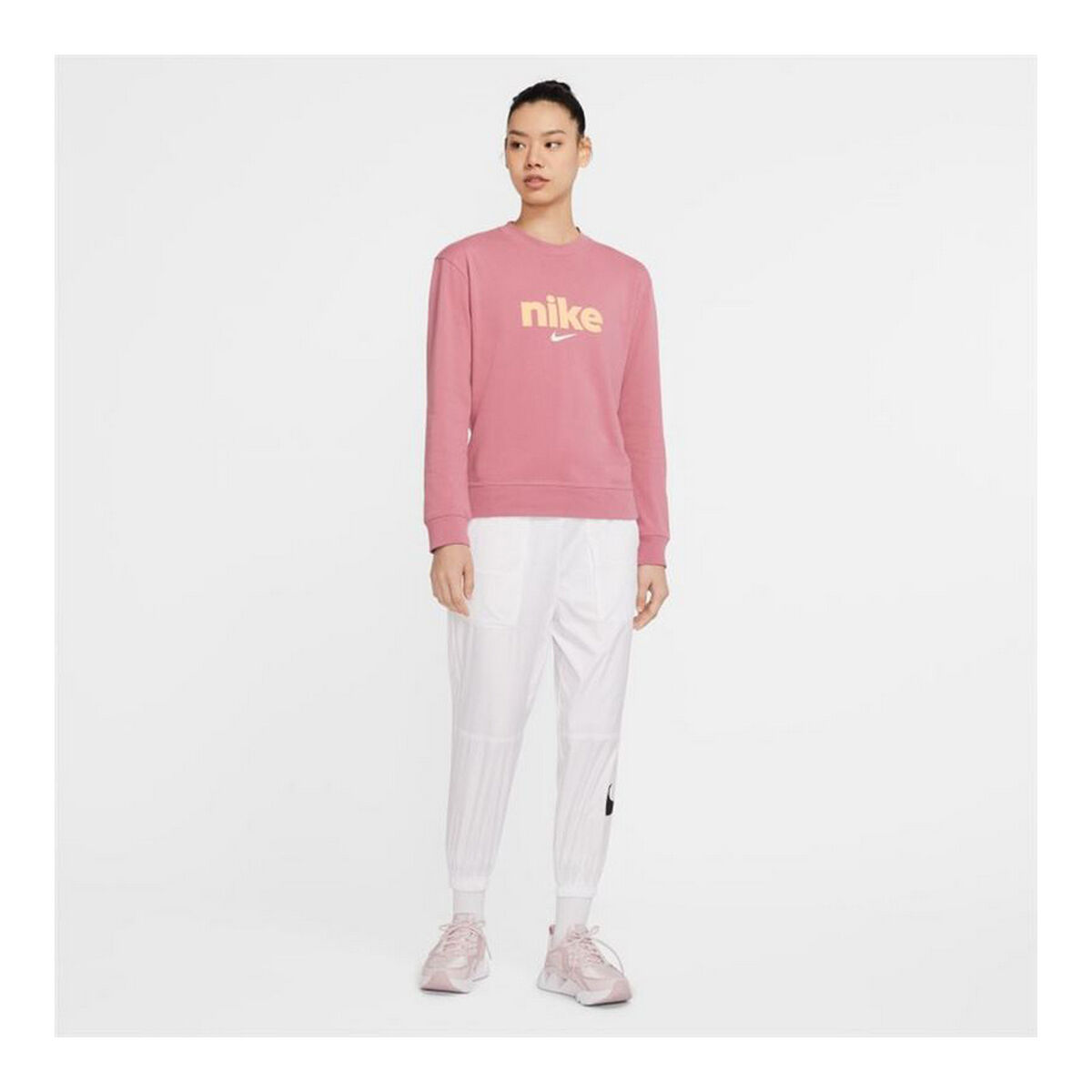 Nike Crew Women's Long Sleeve Shirt Pink-2