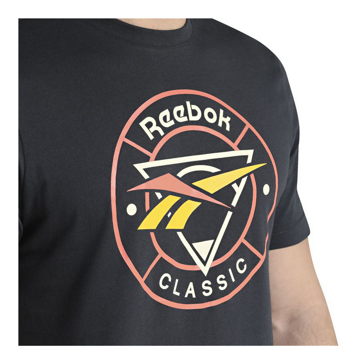 Men's Reebok Classic Trail Short Sleeve T-Shirt Black-7