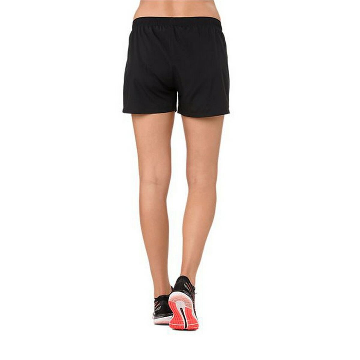 Women's Sports Shorts Asics Silver 4In Black-2