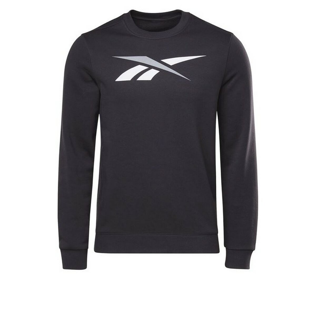 Sudadera sin capucha para hombre Reebok Essentials Vector Negro