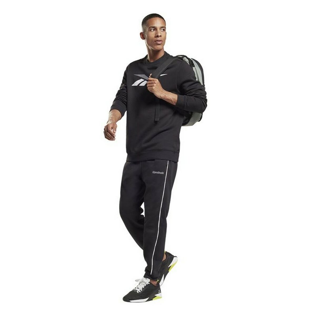 Hooded Men's Reebok Essentials Vector Black-6