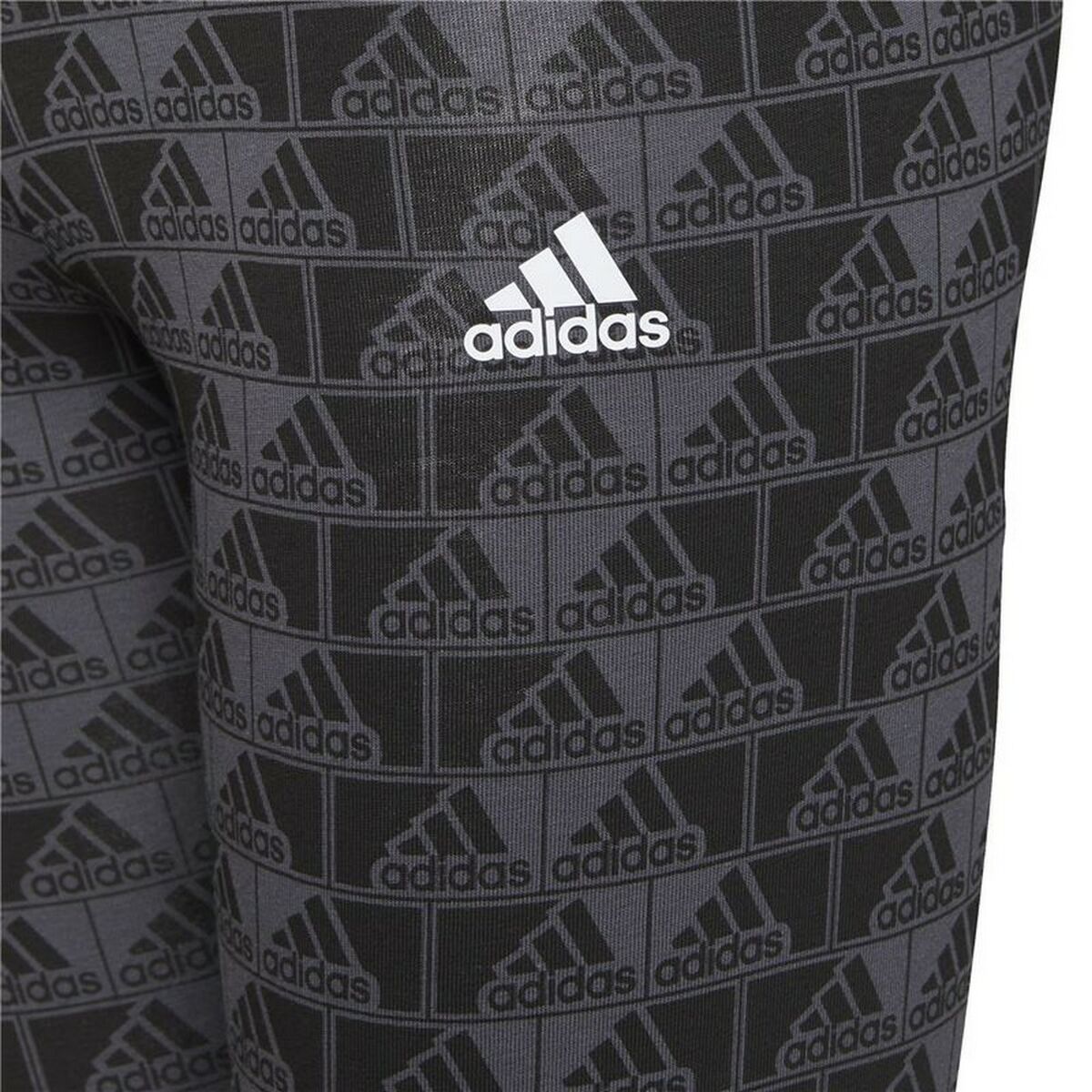 Женские спортивные колготки Adidas Essentials Logo Серый-3