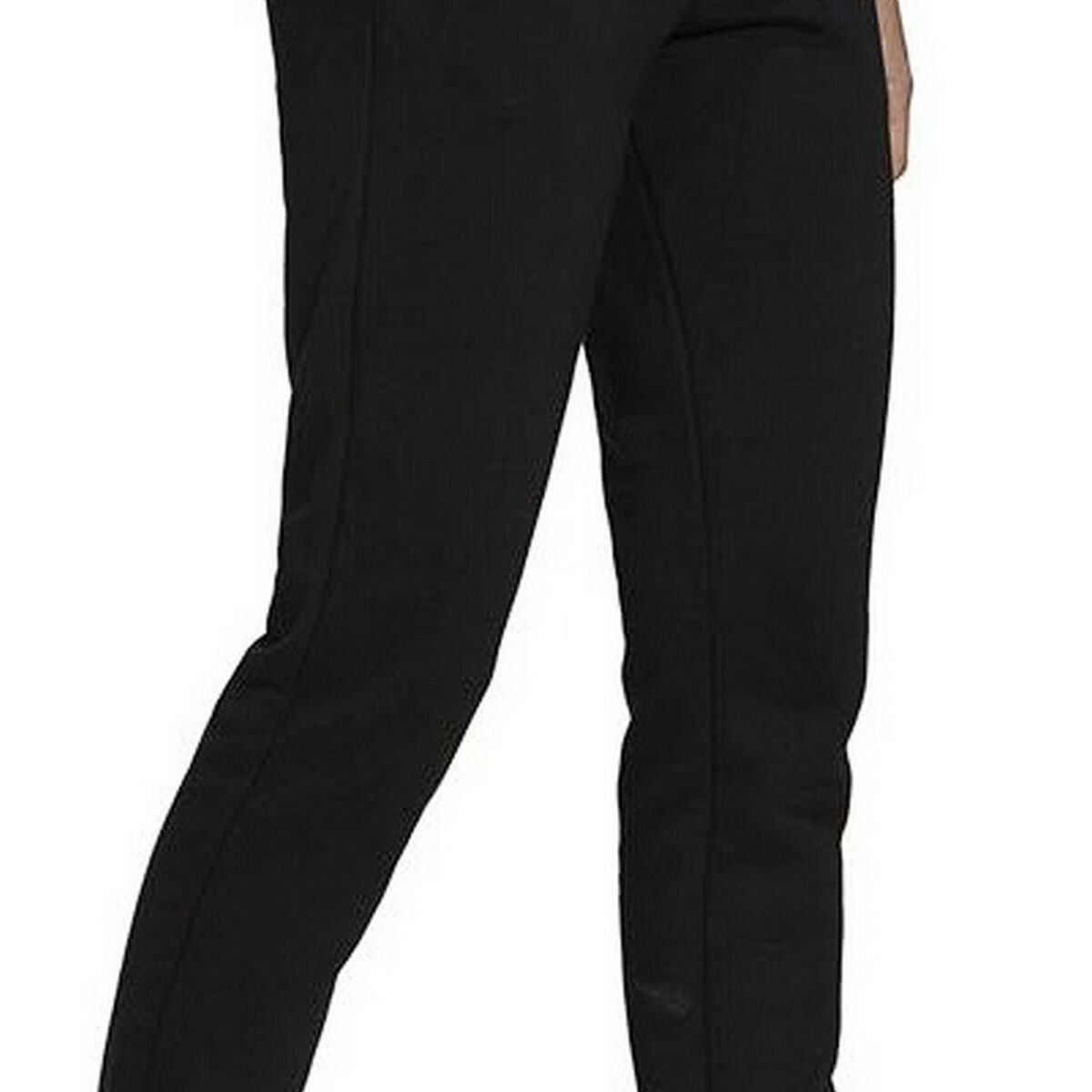 Adidas Essentials Fleece Logo Long Sweatpants Black Woman-4
