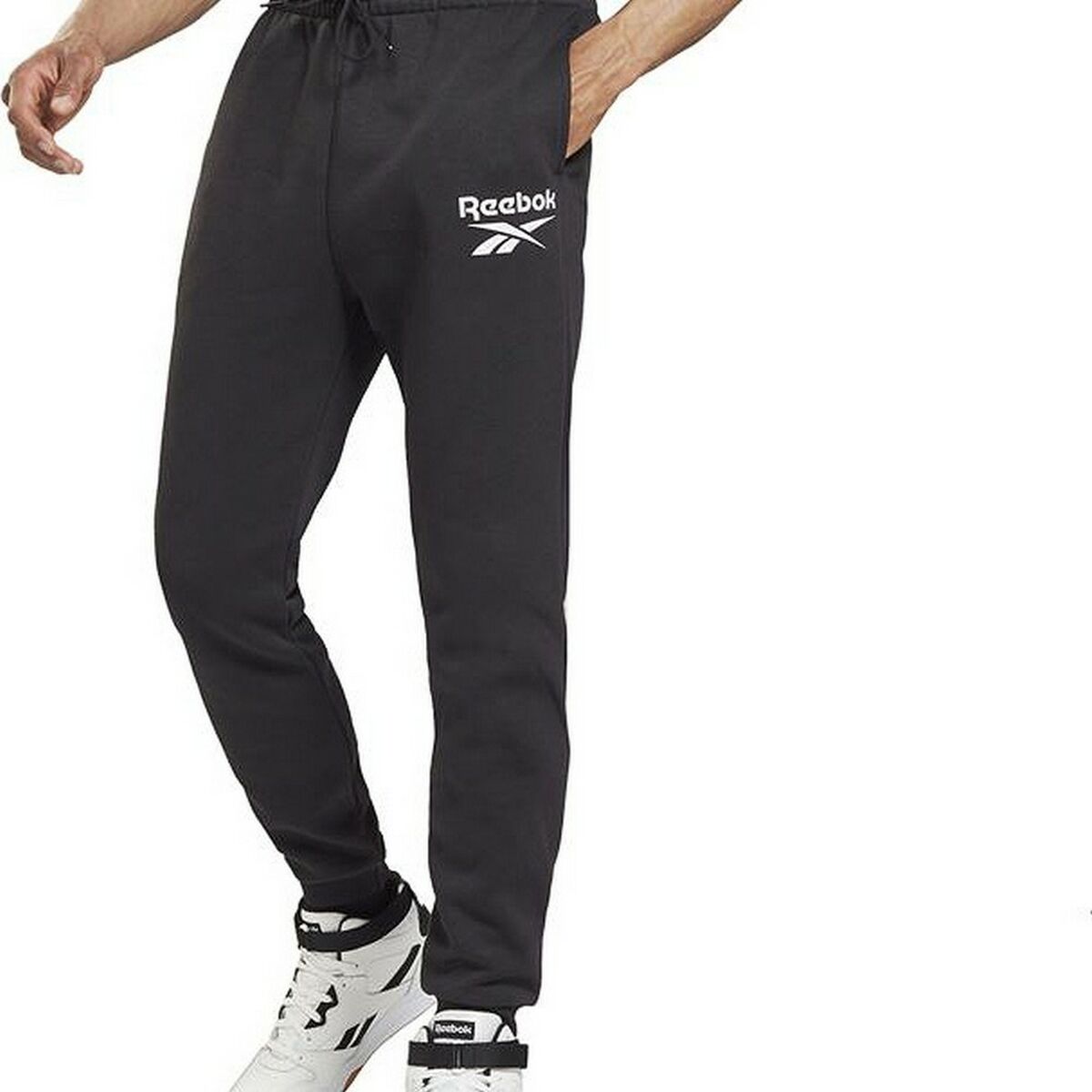 Reebok Identity Vector Black Men's Long Sweatpants-6