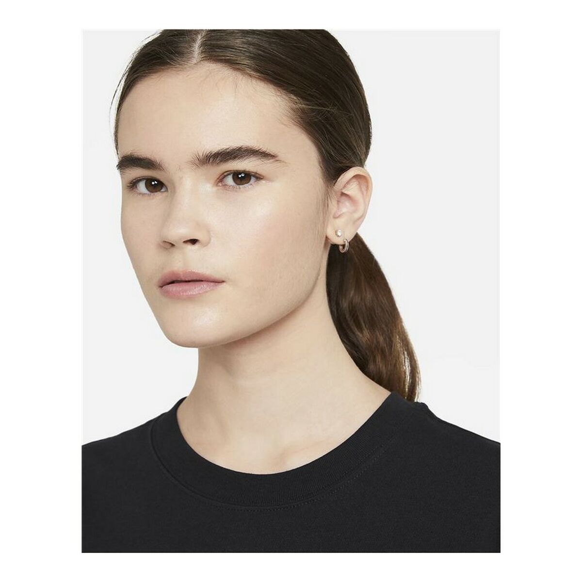 Футболка с коротким рукавом женская Nike Sportswear Swoosh Чёрный-3