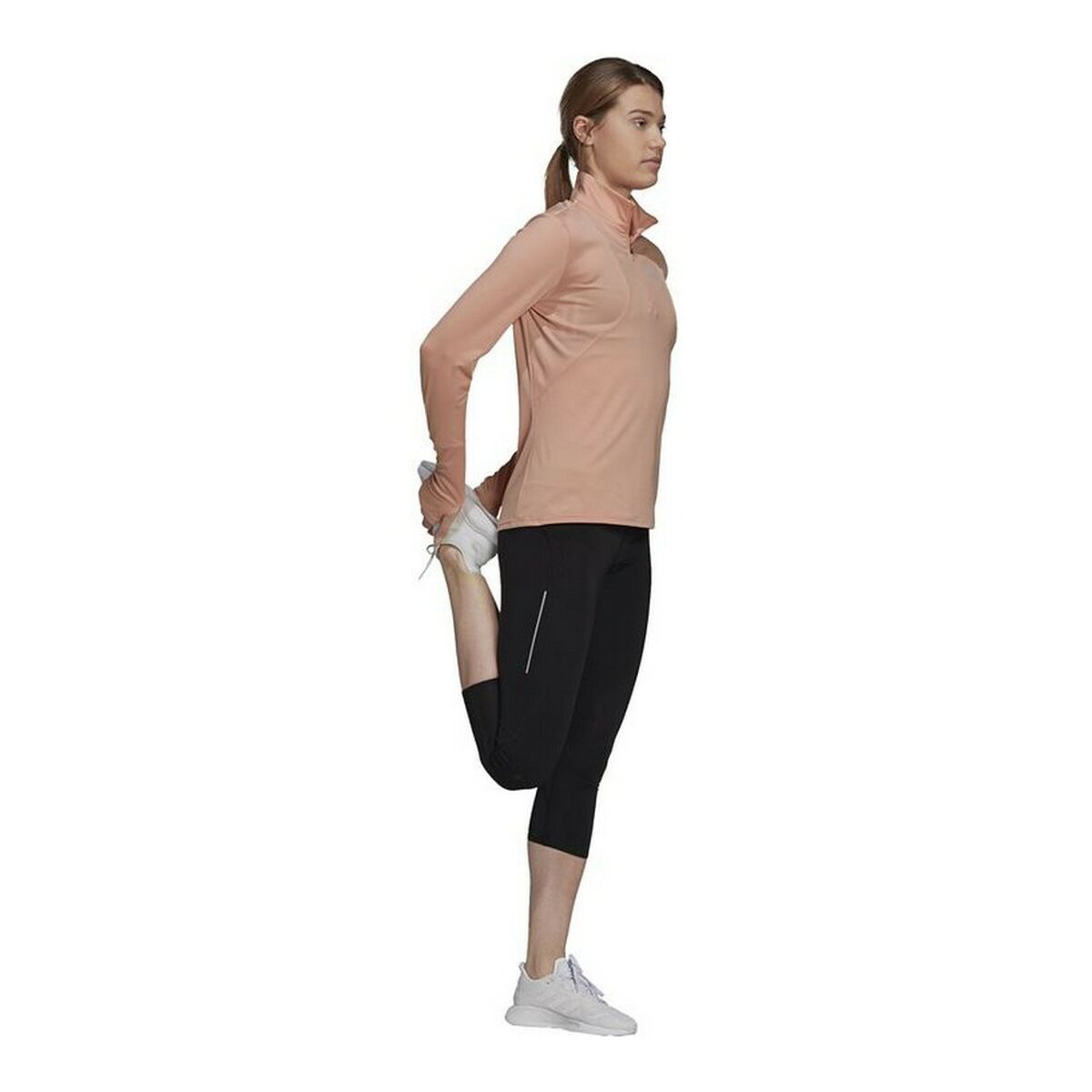 Футболка с длинным рукавом женская Adidas Own The Run Розовый-4