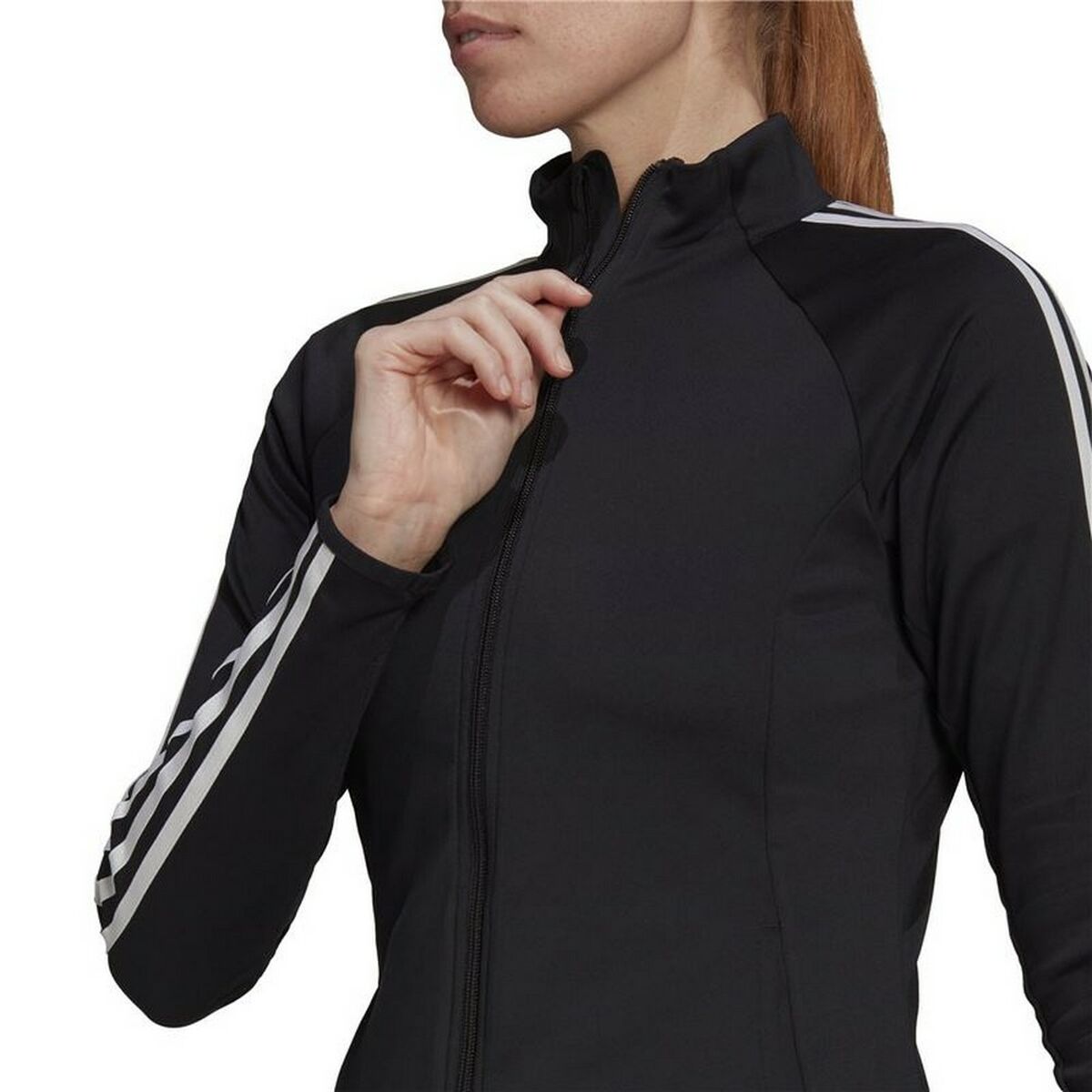 Женская спортивная куртка Adidas Aeroready Чёрный-3