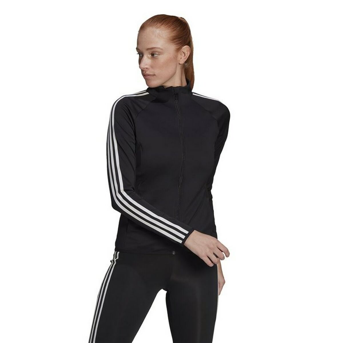 Женская спортивная куртка Adidas Aeroready Чёрный-6