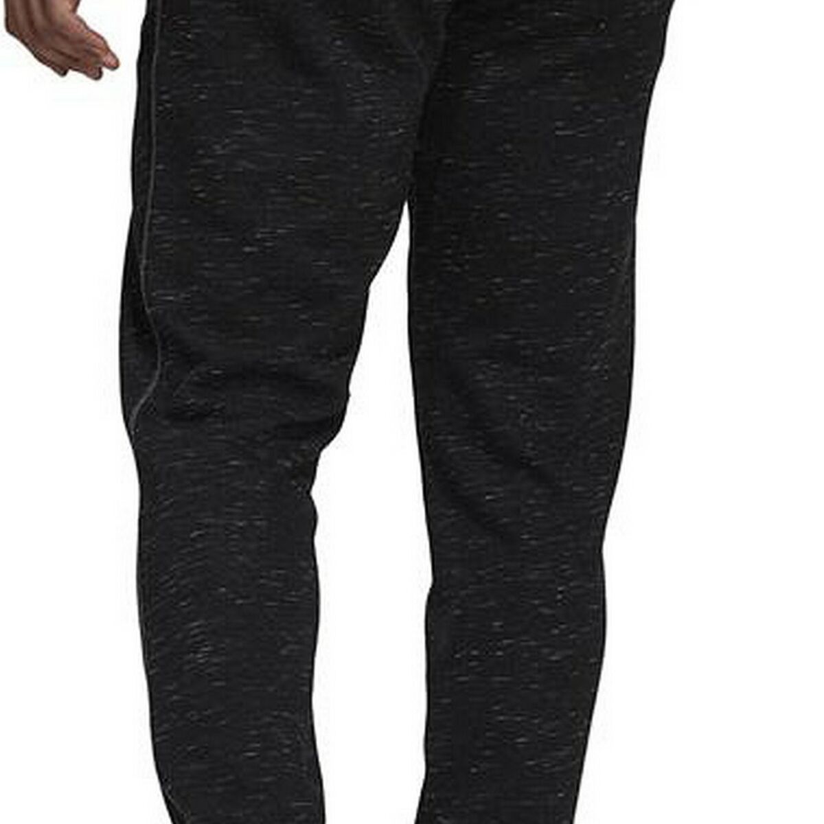 Adidas Essentials Mélange Black Men's Long Sweatpants-5