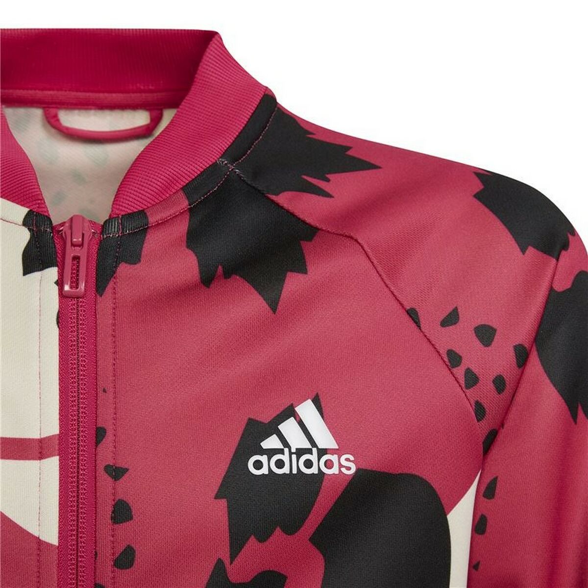 Çocuklar için Spor Ceket Adidas GV2049 Açık Pembe-5