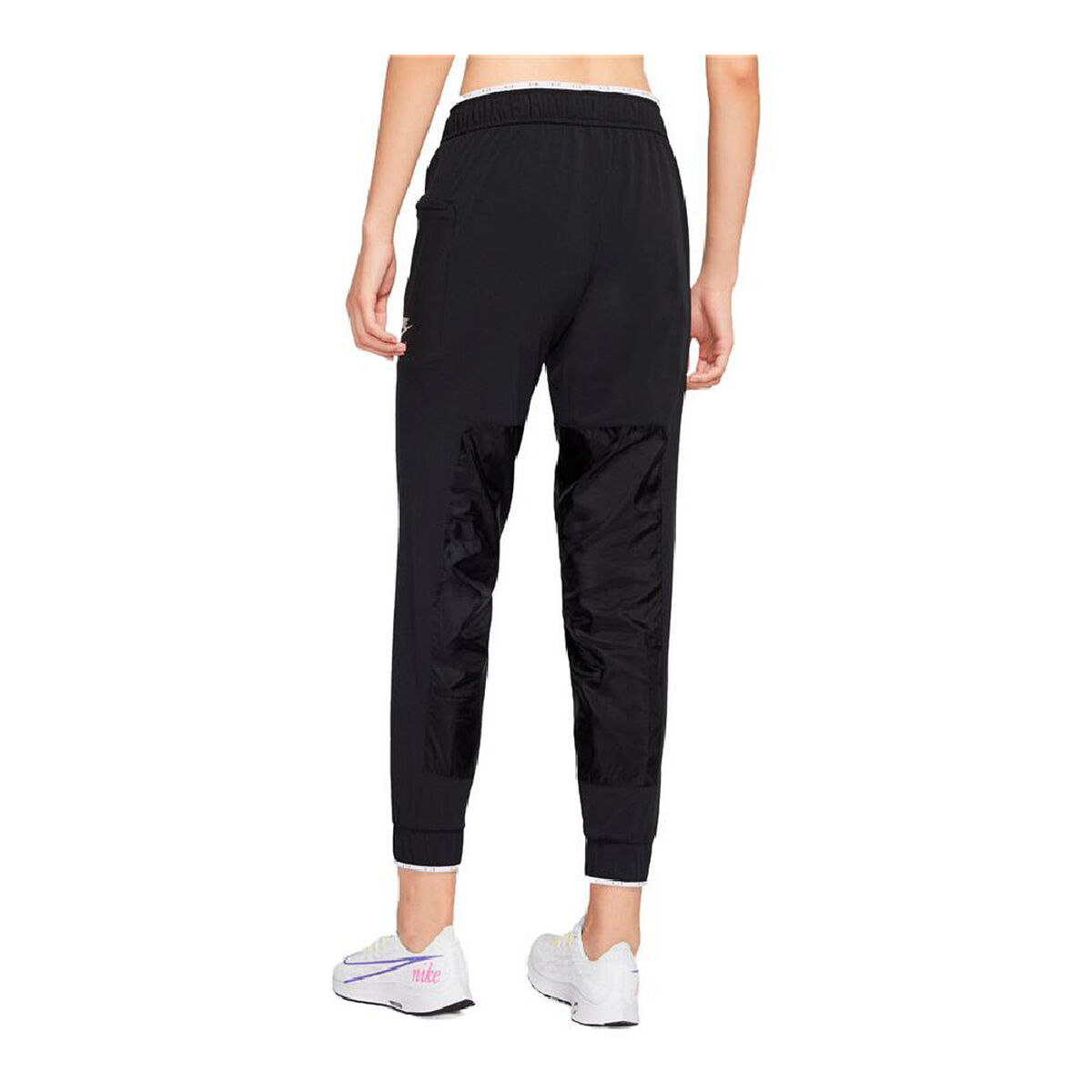 Nike Air Long Sweatpants Black Woman Gray-3