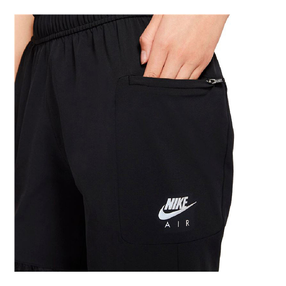 Nike Air Long Sweatpants Black Woman Gray-7