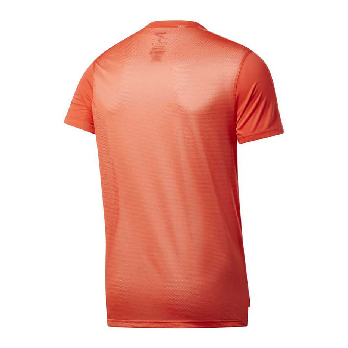 Men's Reebok Workout Ready Tech Orange Short Sleeve T-Shirt-7