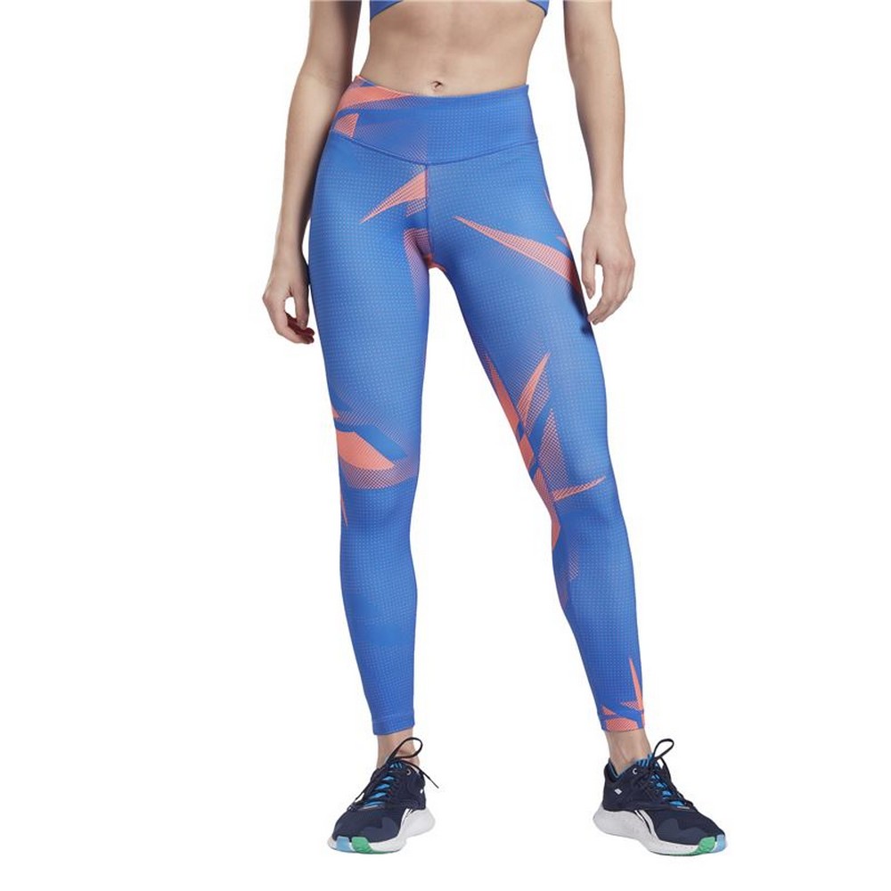 Женские спортивные колготки Reebok MYT Printed Синий-3
