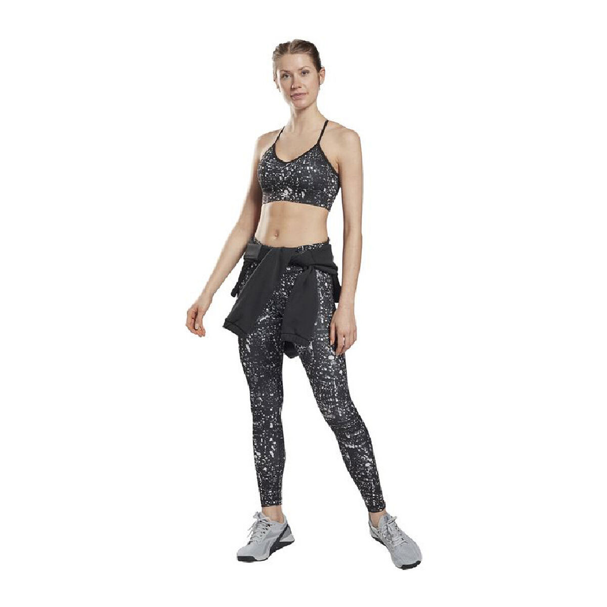 Спортивный бюстгальтер Reebok Workout Ready Чёрный-2
