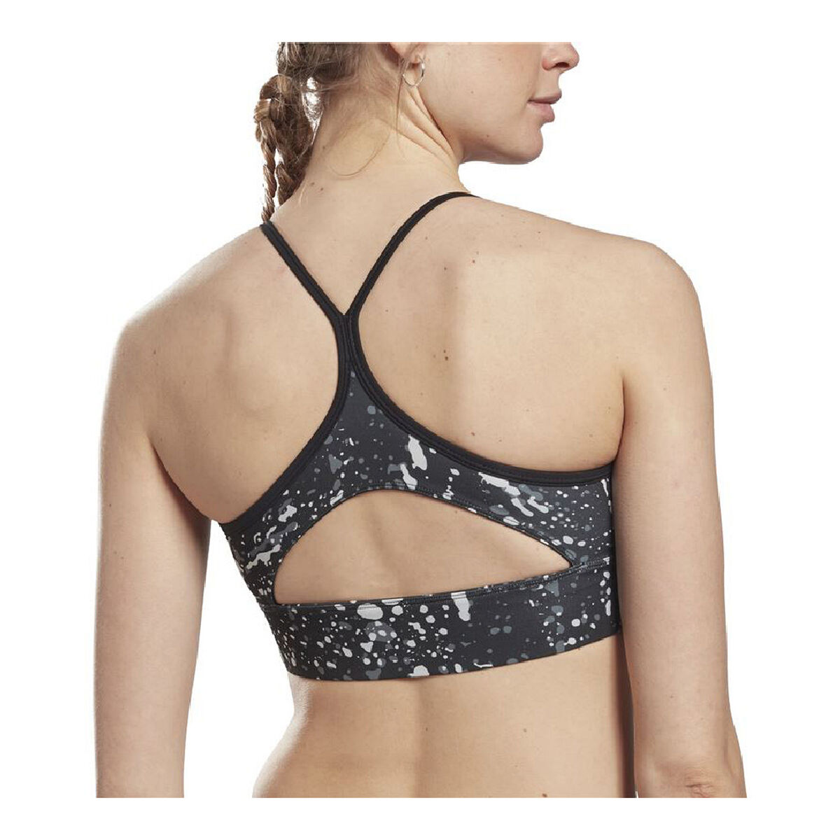 Спортивный бюстгальтер Reebok Workout Ready Чёрный-3