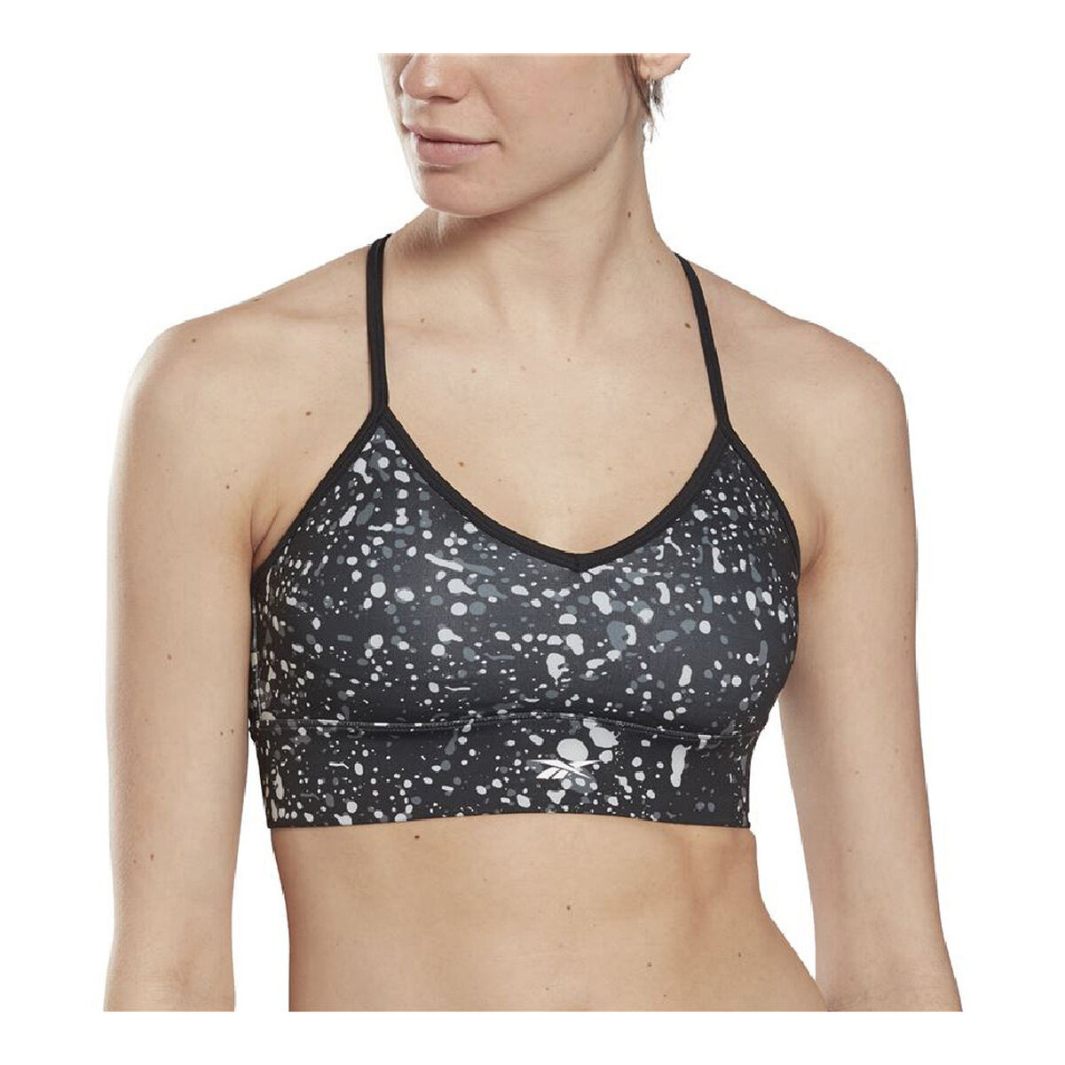 Спортивный бюстгальтер Reebok Workout Ready Чёрный-4