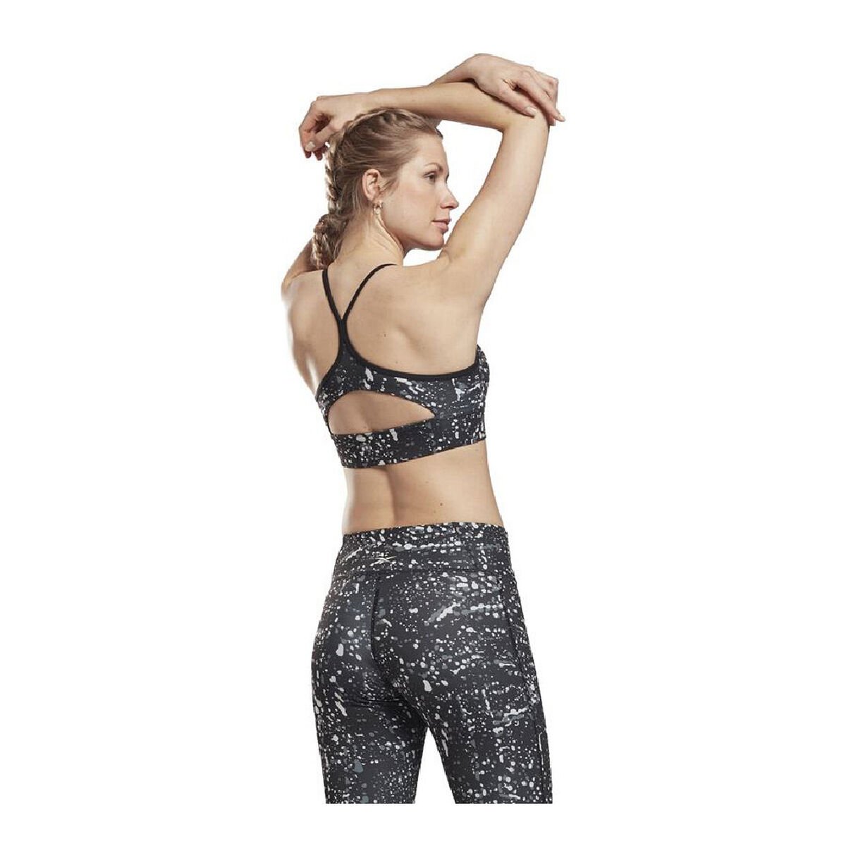 Спортивный бюстгальтер Reebok Workout Ready Чёрный-5