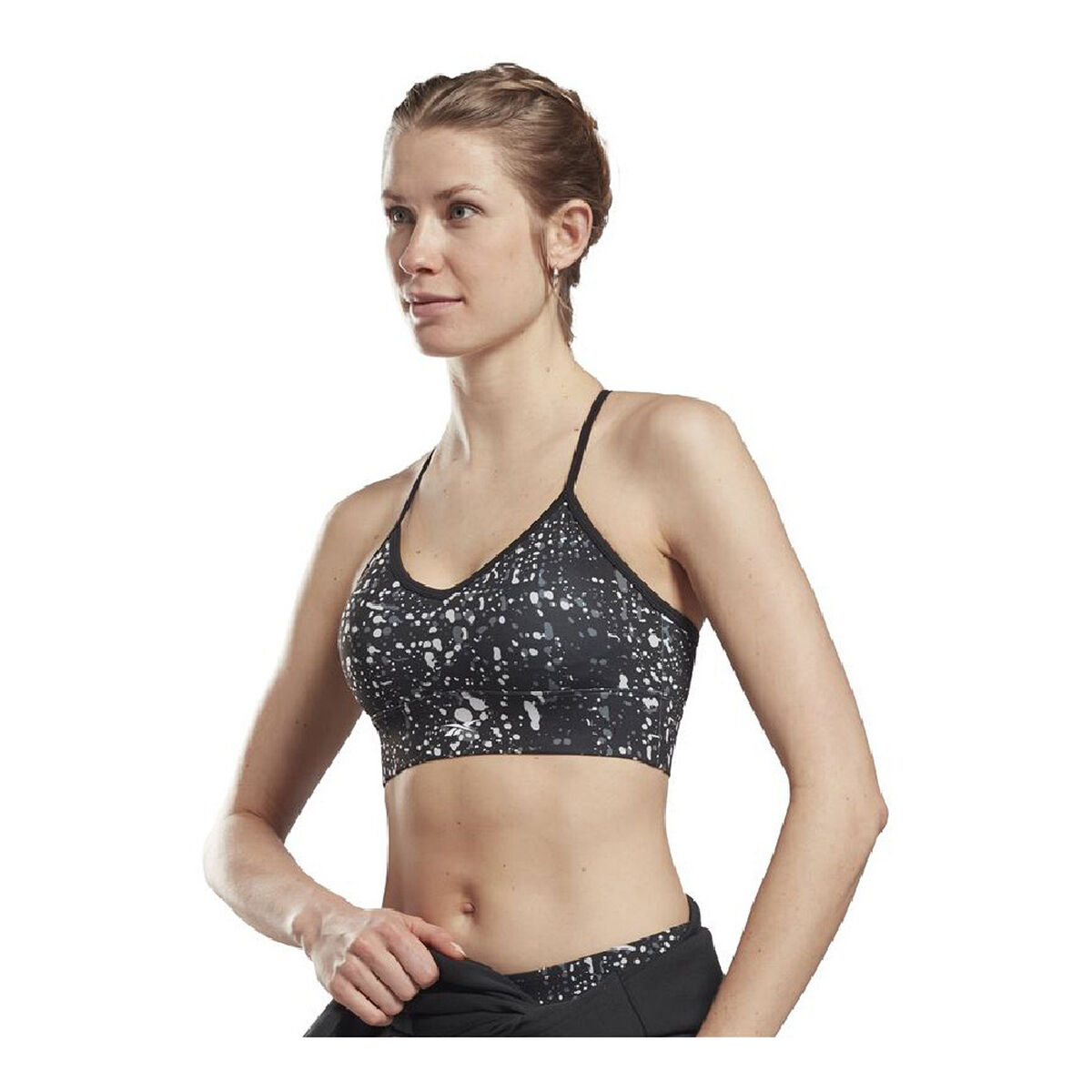 Спортивный бюстгальтер Reebok Workout Ready Чёрный-6