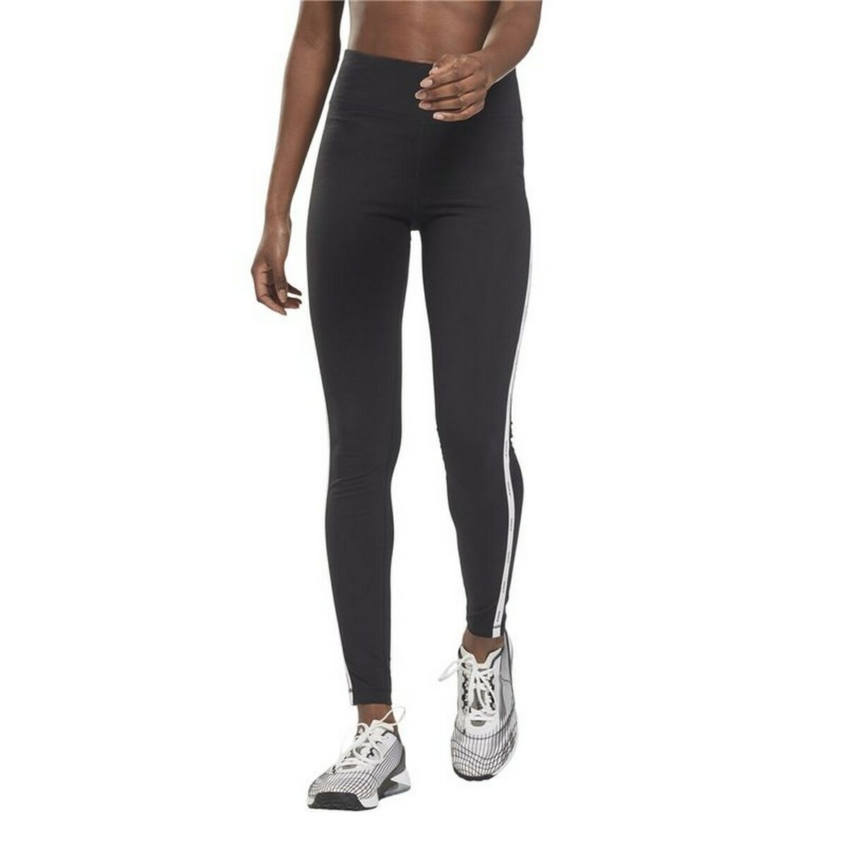 Женские спортивные колготки Reebok  Pping Cotton W  Чёрный-2